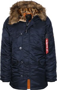 ALPHA INDUSTRIES - Abrigo de Invierno - Blue