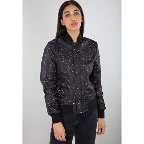 ALPHA INDUSTRIES Ma-1 TT NASA Reversible Wmn Chaquetas, Negro, S para Mujer