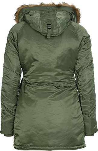 ALPHA INDUSTRIES N3b VF 59 Wmn Chaqueta, Sage-Green, M para Mujer