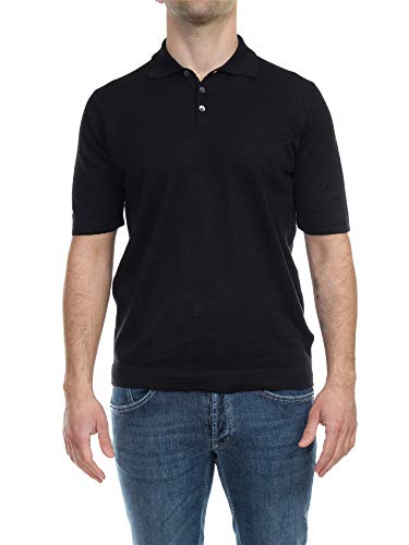 Alpha Studio AU-4281B 1123 - Polo para hombre Negro 50