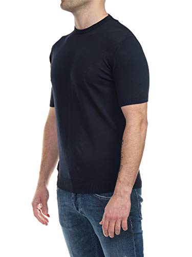 Alpha Studio AU4020CS 1027 - Camiseta de hombre azul azul oscuro 50