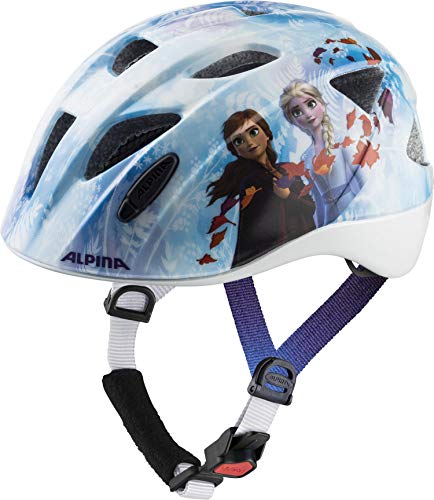 Alpina XIMO Casco de Ciclismo, Girls, Disney Frozen, 47-51