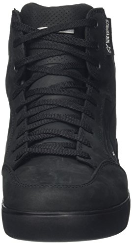 Alpinestars 1 - Botas de cuero para hombre negro negro/blanco 8.5 (41)