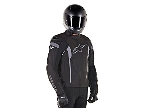 Alpinestars Chaqueta moto T-missile Drystar Jacket - Tech-air Compatible Black Black, Negro/Negro, XXL