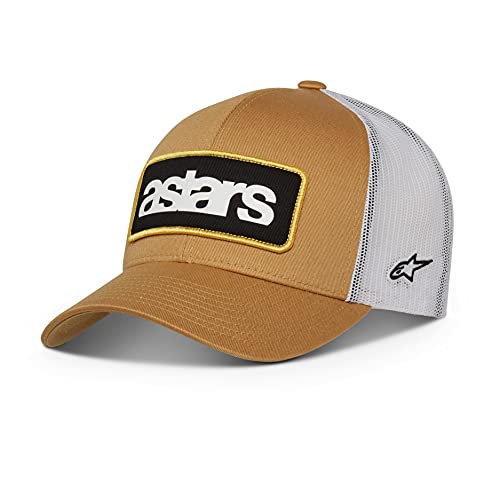 Alpinestars, Manifest Trucker, Gorra De Beisbol, Mostaza/Wht, Os, Hombre, Talla única