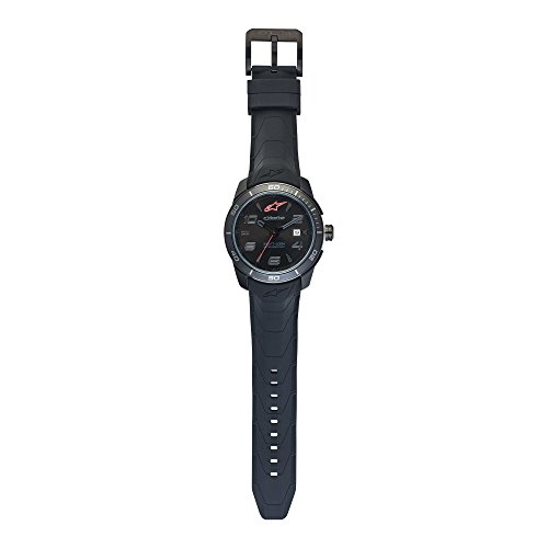 Alpinestars Reloj analógico para Unisex-Adultos. de Cuarzo con Correa en Silicona 1037-96010