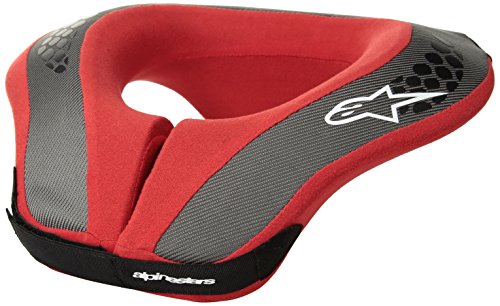 Alpinestars Rollo de cuello juvenil Sequence para niño, color negro, rojo, pequeño/mediano