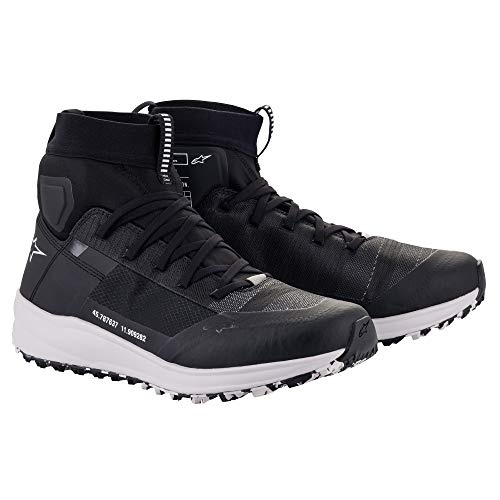 Alpinestars Speedforce - Zapatillas de moto (43), color negro y blanco