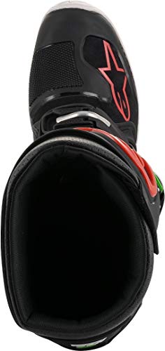 Alpinestars Tech 7 - Botas de motocross (talla 48), color negro, rojo y verde