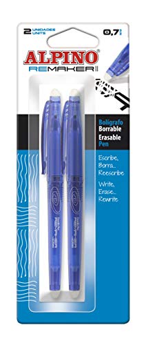 Alpino Blister 2 Boligrafos Remaker II Azul, BB000200