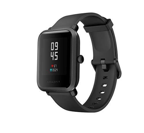 Amazfit Bip S Smartwatch 5ATM GPS GLONASS Inteligente Reloj Bluetooth Bip 2 para Android y iOS Version Global (Negro), 4+64GB