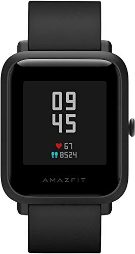 Amazfit Bip S Smartwatch 5ATM GPS GLONASS Inteligente Reloj Bluetooth Bip 2 para Android y iOS Version Global (Negro), 4+64GB