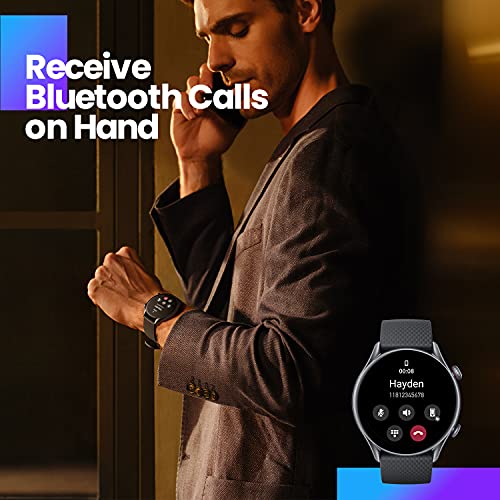 Amazfit GTR 3 Pro Smartwatch Deportivo Pantalla AMOLED de 1.45"Frecuencia Cardíaca Sueño Estrés Monitorización de SpO2 150+ Modos Deportivos GPS Llamadas Bluetooth Control de Música Alexa Negro