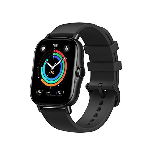 Amazfit GTS 2e Smartwatch Reloj Inteligente 90 Modos Deportivo 5 ATM Duración debatería 14 Días Medición de la saturación de oxígeno en Sangre, Negro