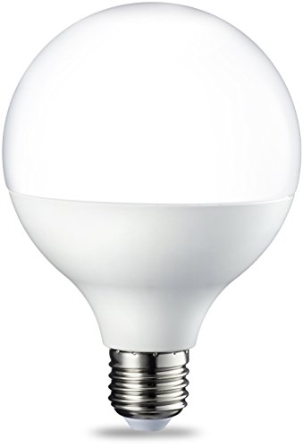 Amazon Basics - Bombilla rosca Edison LED E27, 14 W (equivalente a 100 W), blanco frío, no regulable, paquete de 16