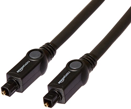 Amazon Basics - Cable Toslink de sonido con certificación CL3 (instalación en pared) - 1,82 m