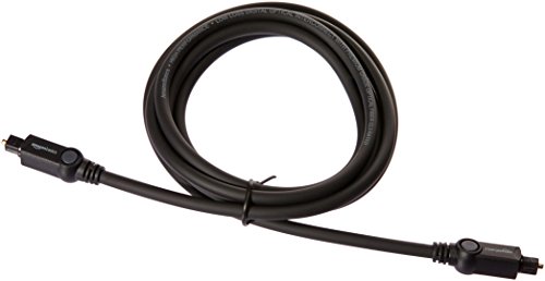 Amazon Basics - Cable Toslink de sonido con certificación CL3 (instalación en pared) - 1,82 m