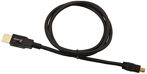 Amazon Basics - Cable USB 2.0 de tipo A a tipo B mini (0,9 m)