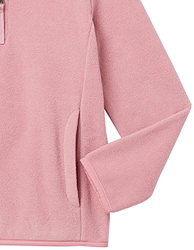 Amazon Essentials Girl'S Quarter-Zip Polar Fleece Jacket Chaqueta, Malva, 8 años