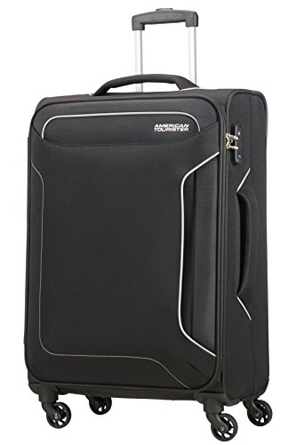 American Tourister Holiday Heat - Spinner Maleta, 67 cm, 66 l, Negro (Black)