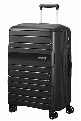 American Tourister Sunside Spinner 68 Expandible, 3.7 kg, 72.5/83.5 l, Negro (Black)