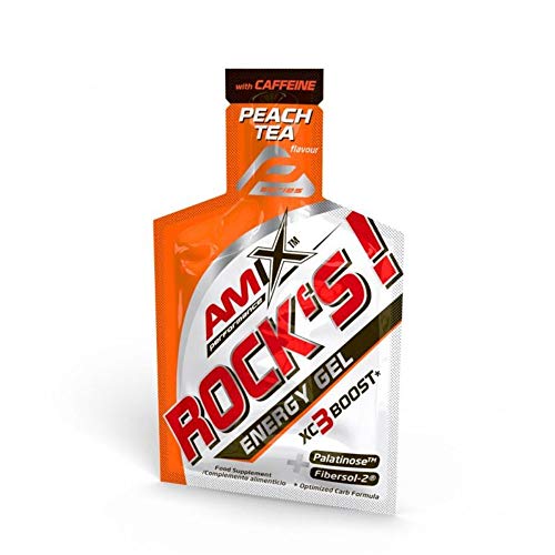 AMIX Performance Rock's Gel Con Cafeina- 5 Geles x 32 gr Peach tea