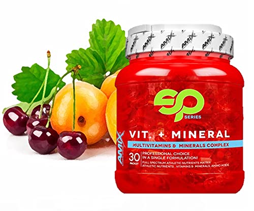 Amix - Vitamins + Minerals Superpack - Complemento Vitamínico - Con Vitaminas y Minerales - Para el Funcionamiento Óptimo del Cuerpo - Nutrición Deportiva - Contiene 30 bolsas