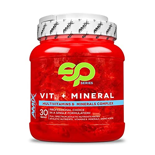 Amix - Vitamins + Minerals Superpack - Complemento Vitamínico - Con Vitaminas y Minerales - Para el Funcionamiento Óptimo del Cuerpo - Nutrición Deportiva - Contiene 30 bolsas