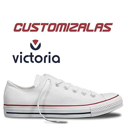 AMM AEROGRAFIA Zapatillas Personalizadas Victoria Bajas 4 Caras (42)