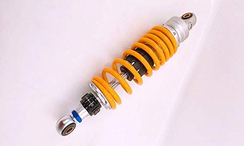 Amortiguador de Choque Amortiguadores 8MM Muelle 305mm Aire/Nitrógeno Motocicleta AMORTIGUADORES Aptos Fit For La Yamaha/Suzuki/Kawasaki/Bicis De La Suciedad/ATV Amarillo Amortiguador Muelle