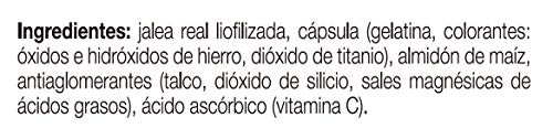 Ana Maria Lajusticia - Jalea real con Vitamina C – 60 cápsulas. Combate el cansancio, decaimiento y falta de energía. Refuerza el sistema inmunitario. Envase para 30 días de tratamiento.