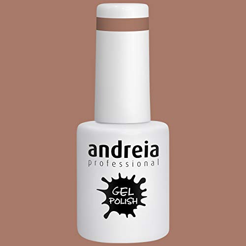 Andreia Esmalte de Uñas de Gel Semipermanente - Color 226 Desnudo - Sombras de Castaño - 10,5 ml