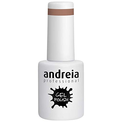 Andreia Esmalte de Uñas de Gel Semipermanente - Color 226 Desnudo - Sombras de Castaño - 10,5 ml