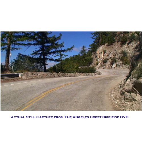 Angeles Crest Highway Virtual Bike Ride Scenery DVD