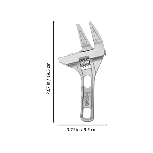 Angoily Llave de mantenimiento del grifo del baño llave inglesa ajustable llave inglesa