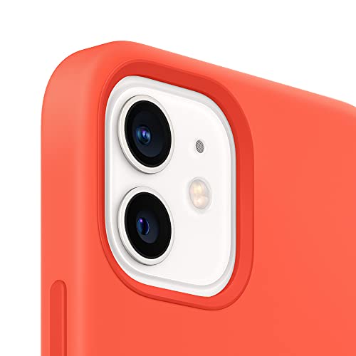Apple Funda de Silicona con MagSafe (para el iPhone 12 y iPhone 12 Pro) - Naranja eléctrico
