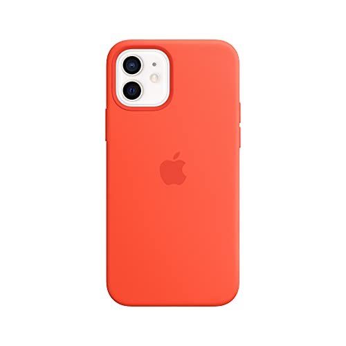 Apple Funda de Silicona con MagSafe (para el iPhone 12 y iPhone 12 Pro) - Naranja eléctrico