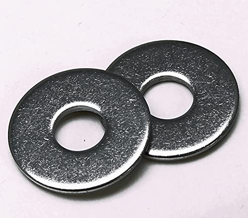 Arandela de acero inoxidable A2 DIN 9021, arandela de sujeción (acero inoxidable V2A, 100 unidades M5)