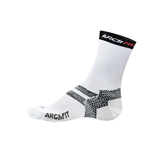 Arch Max Archfit Padel - Calcetín Deportivo Unisex, Color Blanco, Talla L/42-45