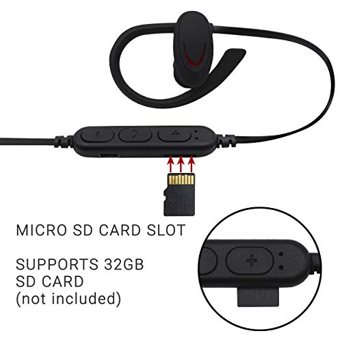 Areabi S 951 - Auriculares Bluetooth Deportivos con Reproductor MP3 Integrado, Bluetooth 5.0, micrófono HD, Auriculares inalámbricos para Correr, Fitness, Bicicleta, Gimnasio