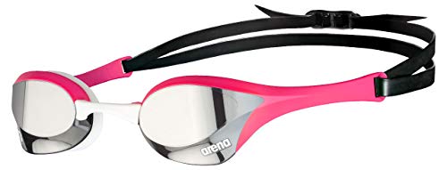 ARENA Gafas Cobra Ultra Swipe Mirror Natación, Unisex niños, Silver/Pink, Talla Única
