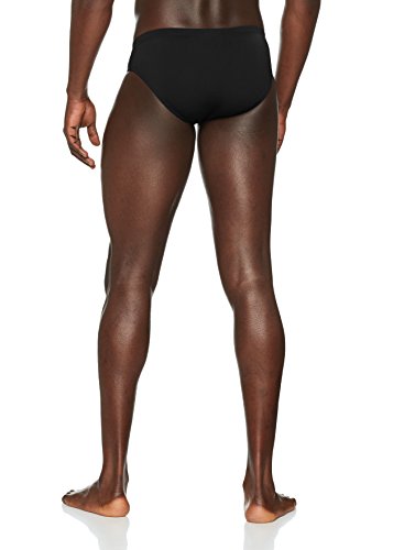 ARENA M Brief Bañador Slip Hombre Solid, Black-White, 95