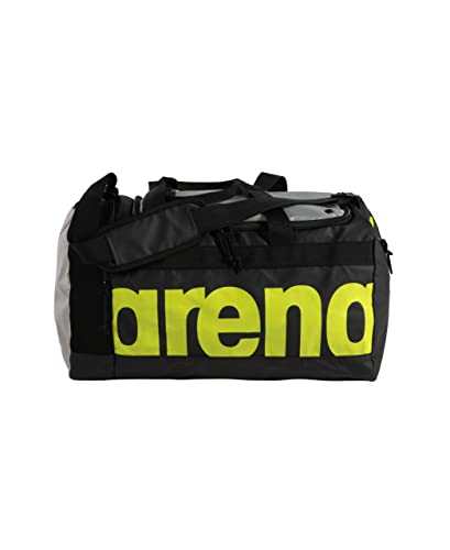 ARENA Spiky III Duffle 40 Bolsas, Unisex-Adult, Black-Ice-Lime, Gris