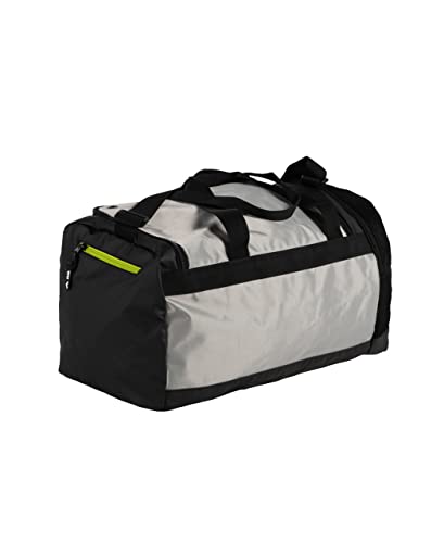 ARENA Spiky III Duffle 40 Bolsas, Unisex-Adult, Black-Ice-Lime, Gris