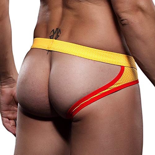 Arjen Kroos Jockstrap Suspensorio Sexy Tanga para Hombre Slips Ropa Interior Thong lencería Deporte