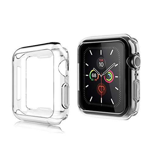 AsBellt Funda para Apple Watch 44mm Series 6 5 4 SE (2 Unidades) Protector de Pantalla, Carcasa de iWatch 44mm Serie 6/5/4/SE Hermès, Nike+ Edition