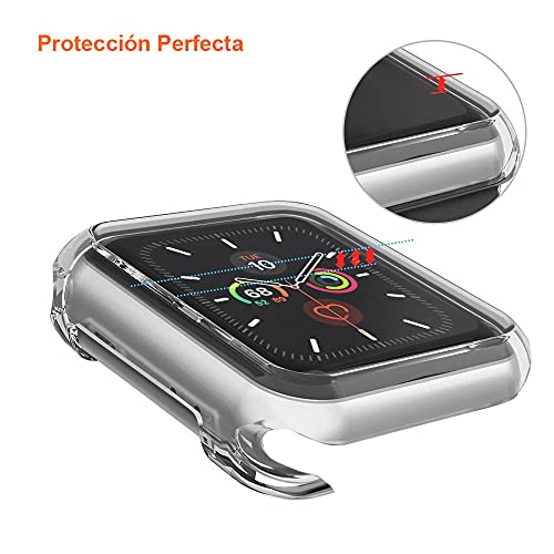 AsBellt Funda para Apple Watch 44mm Series 6 5 4 SE (2 Unidades) Protector de Pantalla, Carcasa de iWatch 44mm Serie 6/5/4/SE Hermès, Nike+ Edition