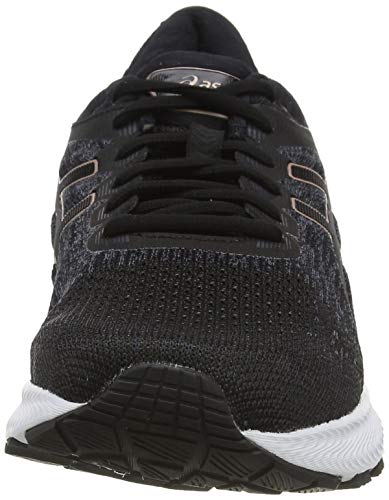 Asics Gel-Nimbus 22 Knit, Sneaker Mujer, Noir/Noir, 41.5 EU