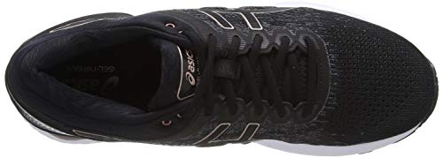 Asics Gel-Nimbus 22 Knit, Sneaker Mujer, Noir/Noir, 41.5 EU