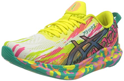 Asics Gel-Noosa Tri 13, Road Running Shoe Mujer, Hot Pink/Sour Yuzu, 37 EU